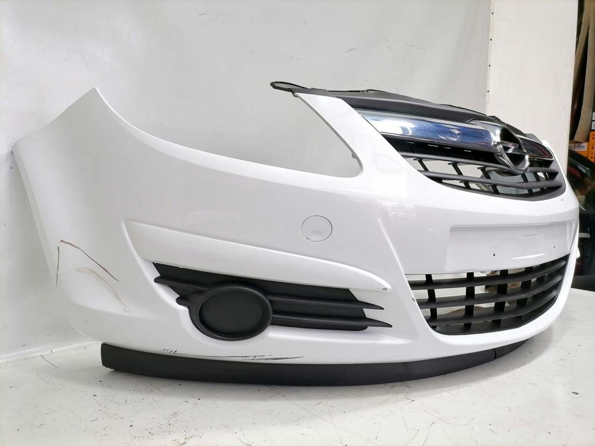 Opel Corsa D original Sto&szlig;stange vorn Z474 Casablancawei&szlig; Vorfacelift BJ09